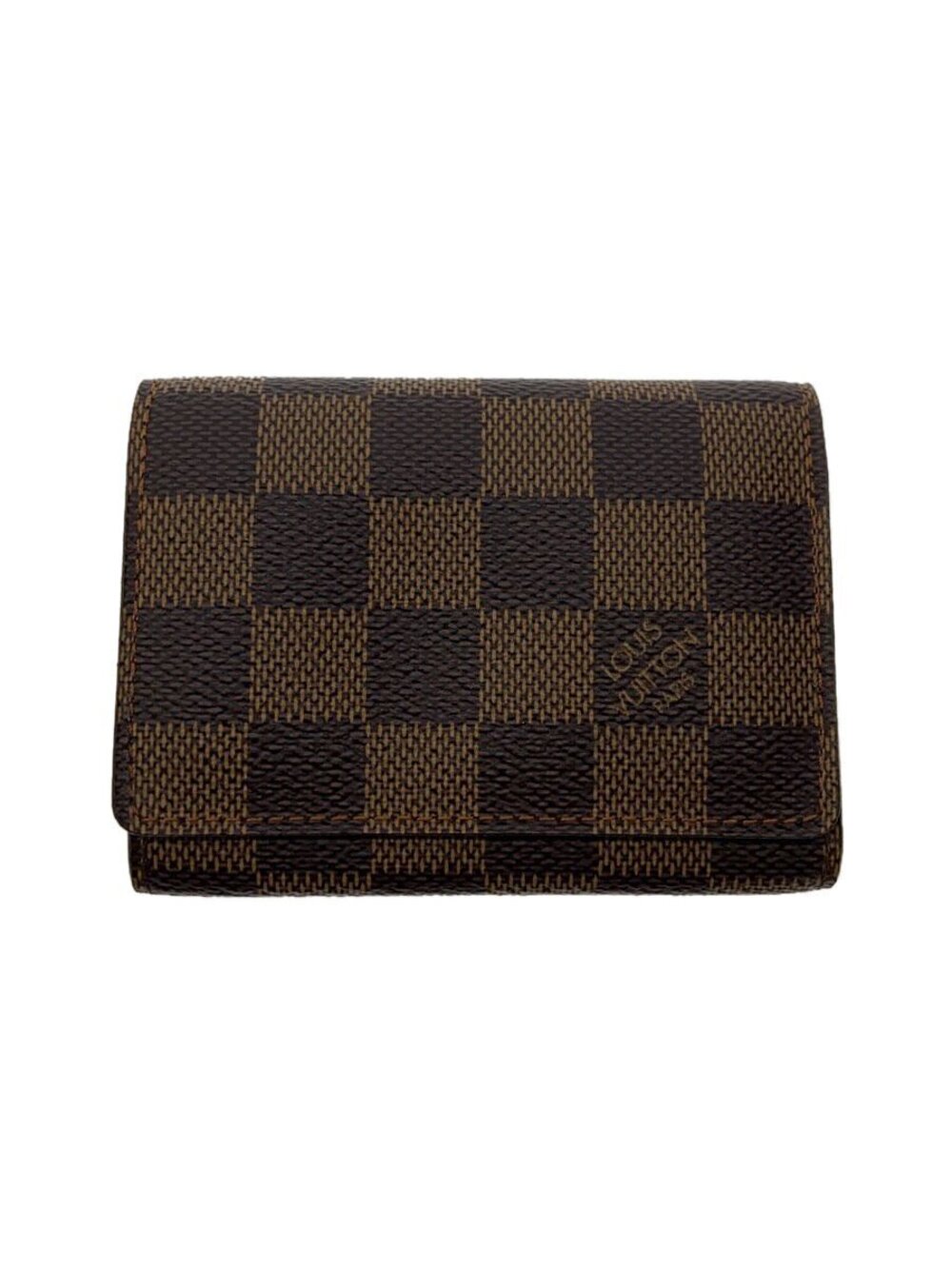 LOUIS VUITTON Envelope Wallet Carte de Visite Damier Ebene Brown
